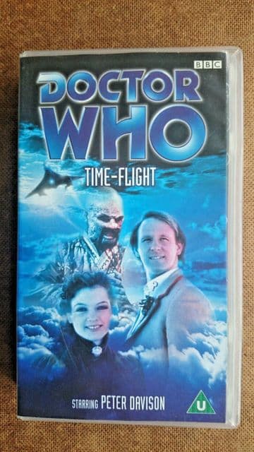 Doctor Who - Time Flight (VHS, 2000) - Peter Davidson