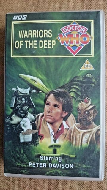 Doctor Who - Warriors Of The Deep (VHS, 1995) - Peter Davidson