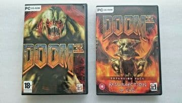 Doom 3 Plus Resurerection Of Evil Expansion Pack (PC: Windows, 2004)