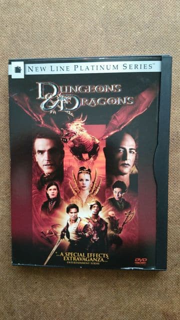 Dungeons And Dragons (DVD, 2001) - Black Clip Design Cover