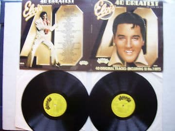 Elvis Presley 40 Greatest Hits Double LP