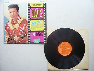 Elvis Presley Blue Hawaii Original 1970s Pressing Including Sleeve