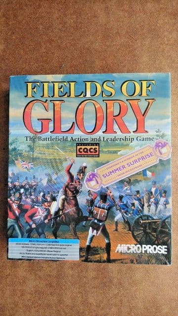 Fields of Glory ( PC IBM 3.5 Disc 1993) - Big Box Edition