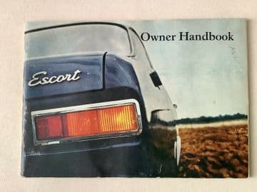 Ford Escort MK 1: Owners Handbook (1970)