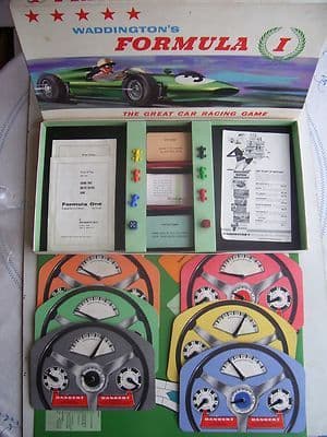 Formula One By Waddingtons 1960's Edition RARE