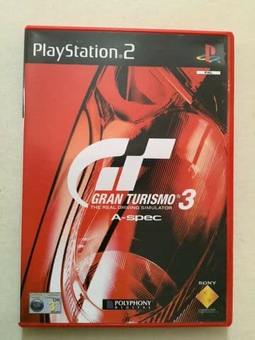 Gran Turismo 3: A-Spec  (Sony PlayStation 2, 2001) - European Version