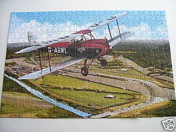 Gypsy Moth Over Brooklands Vintage 500 piece Jigsaw