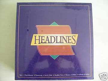Headlines Board Game  New / Sealed (Very Rare)