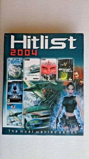 Hit list Collection 2004 Tomb Raider, Splinter Cell Plus More PC