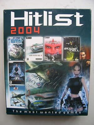 Hit list Collection 2004 Tomb Raider, Splinter Cell Plus More PC Very Rare