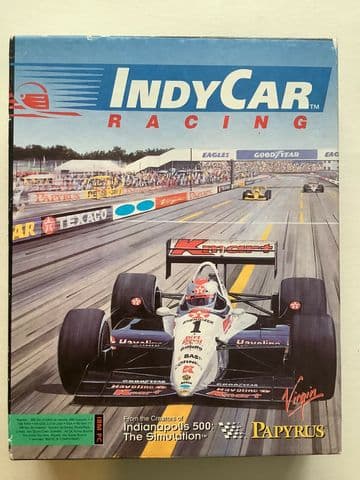 IndyCar Racing ( PC IBM 3.5 Disc 1993) - Big Box Edition