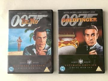 James Bond: Dr. No / Goldfinger (2 X DVD, 2006, 2-Disc Sets)