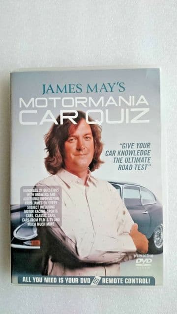 James May's Motormania Car Quiz (DVD, 2006)