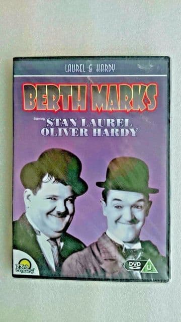 Laurel and Hardy Berth Marks  DVD  New and Sealed
