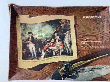 Lord Howe On The Quarter Deck 1794 - 700 Piece Scroll Jigsaw By Waddingtons 1970