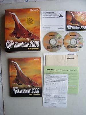 Microsoft Flight Simulator 2000 PC Big Box Edition