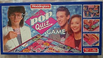 Mike Reads Pop Quiz Game By Waddingtons 1985