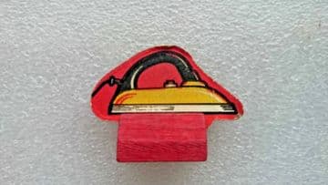 Monopoly Iron  Wooden and Card Playing Piece 1940s Edition