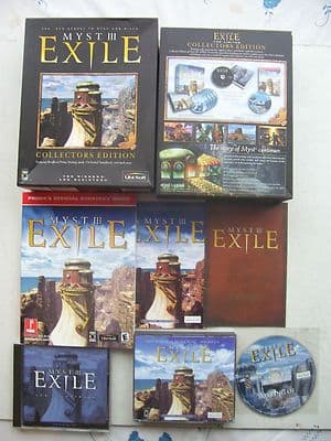 Myst 3 Exile Rare Collectors Edition PC