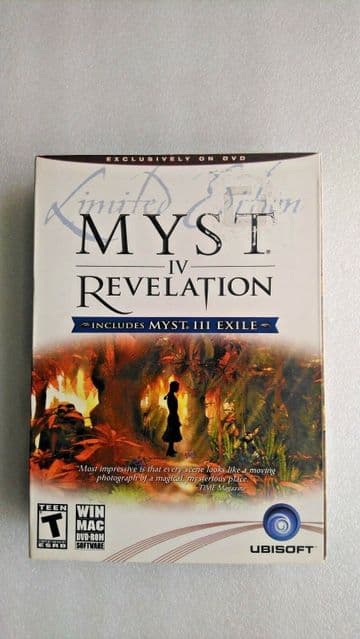 Myst 4 Revelation / Myst 3 Exile (PC Windows 2004)  Limited  Box Edition