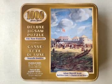 New Frontiers: Red River Carts 1000 Piece Jigsaw Puzzle By Sure Lox