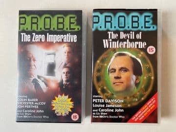 P.R.O.B.E. The Zero Imperative and The Devil Winterborne (2 x VHS, 1998)
