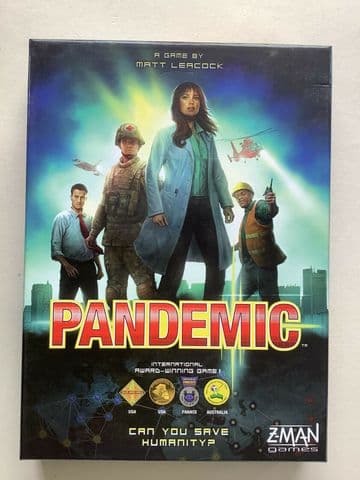 Pandemic Board Game by Z-Man Games 2013 (New and Unplayed)