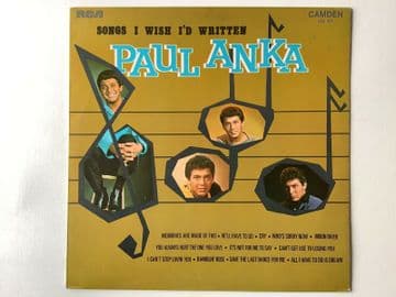 Paul Anka: Songs I Wish I’d Written Vinyl Record LP  (1970)