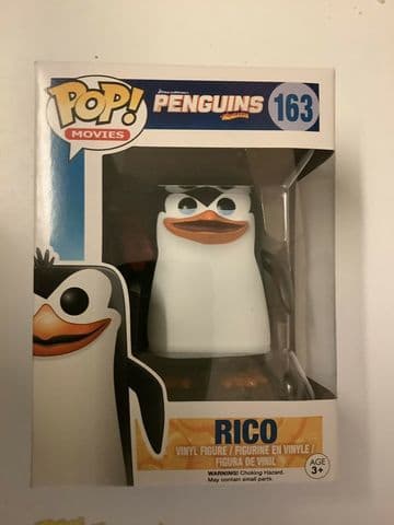 Rico Penguins Of Madagascar Funko Pop 163 (New)