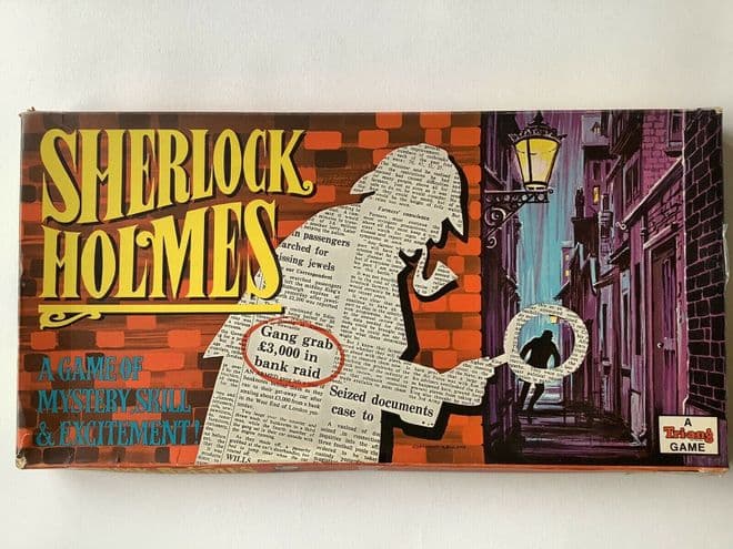 Sherlock Holmes Vintage Board  Game byTriang 1960s