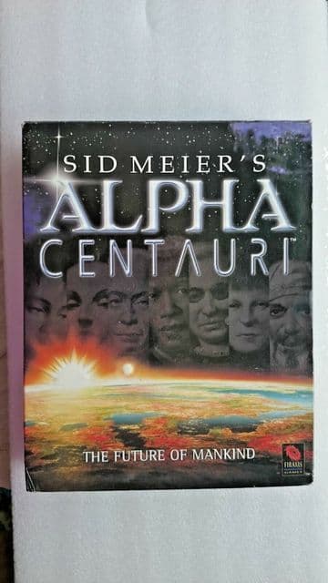 Sid Meier's Alpha Centauri (PC 1999) Big Box Edition..Includes Original Poster