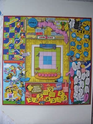 Simpson's Springfield Game Board