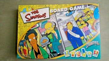 Simpsons  Board Game  by Winning Moves 2000