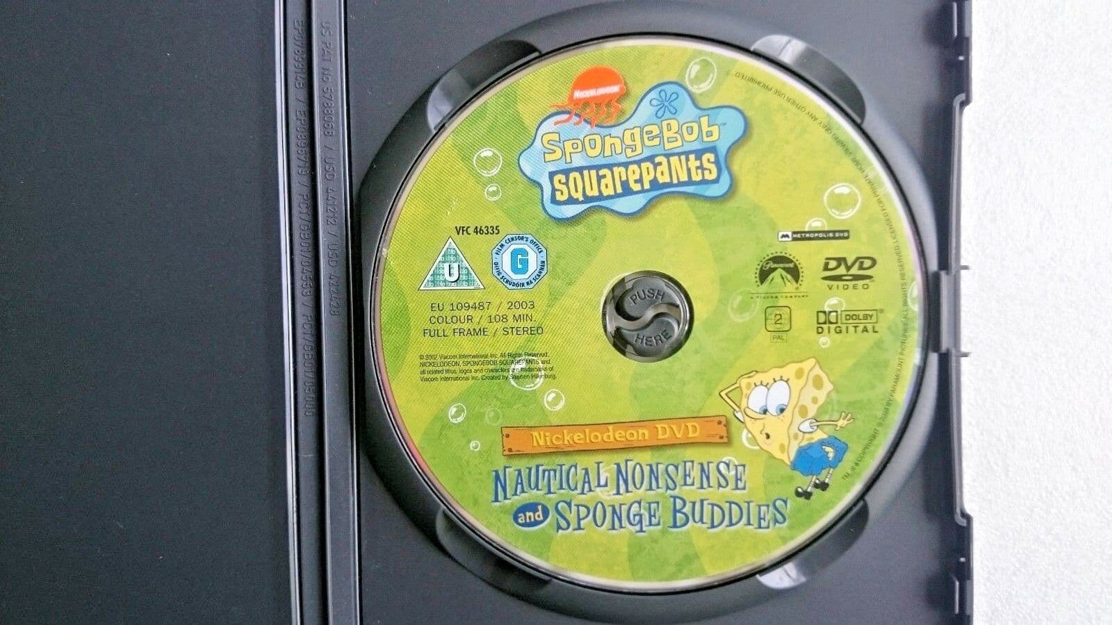 (未使用･未開封品)Nautical &amp; Sponge [DVD] SpongeBob Squarepants Nautical NonsenseSponge Buddies DVD