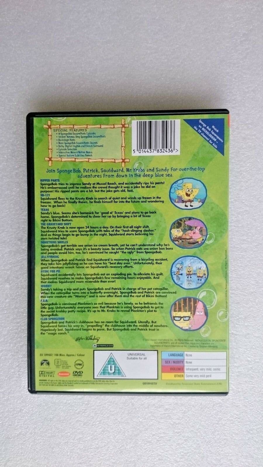 (未使用･未開封品)Nautical &amp; Sponge [DVD] SpongeBob Squarepants Nautical NonsenseSponge Buddies DVD