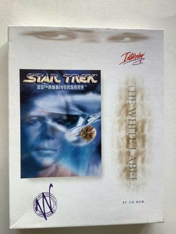 Star Trek  25th Anniversary (PC DOS 1995) - White Label Big Box Edition