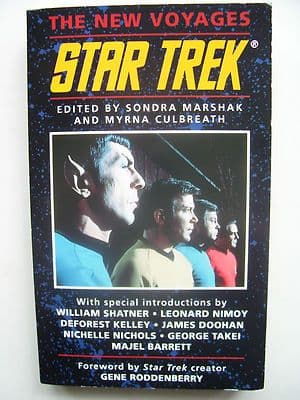 Star Trek Book The New Voyages  RARE