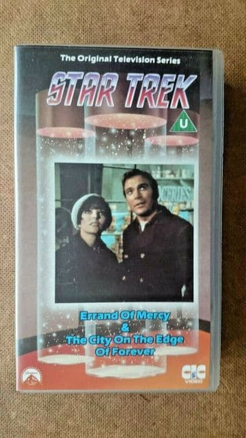 Star Trek Episodes 27/28 Errand of Mercy- The City on the Edge of Forever (VHS )