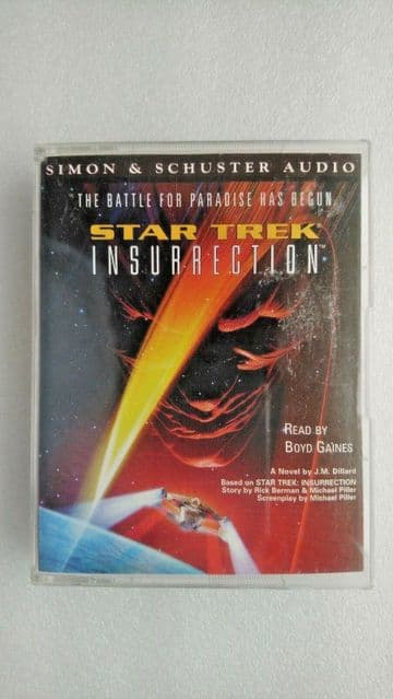 Star Trek IX : Insurrection Movie by J. M. Dillard (Audio, 1999)