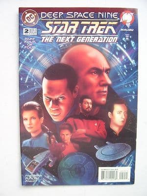 Star Trek The Next Generation Deep Space Nine DC Comic Issue 2 Very Rare