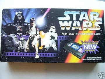 Star Wars Interactive  Board Game By Parker 1995