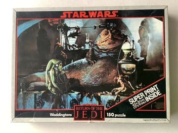 Star Wars The Return of thr Jedi 150 Piece Jigsaw by 1983 Includes Poster