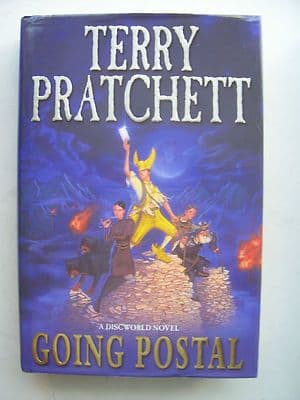 Terry Pratchett Going Postal A Discworld Novel Large Hardback Book
