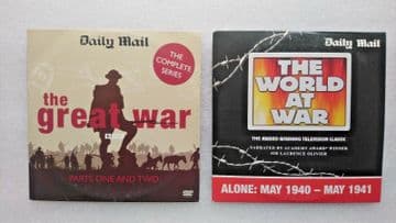 The Great War / The  World at War DVDs Originally Released  by the Daily Mail