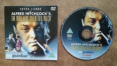 The Man Who Knew Too Much  DVD Originally Released  by the Guardian