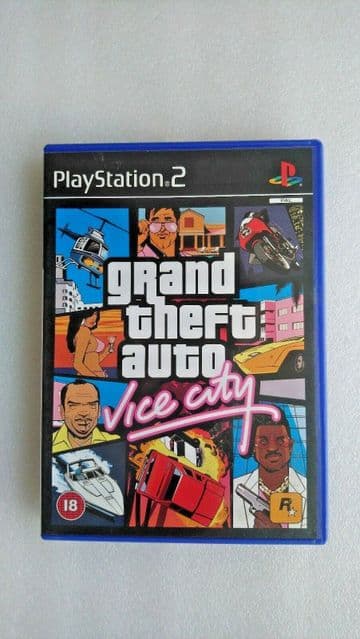 Vintage Grand Theft Auto: Vice City (Sony PlayStation 2, 2002)