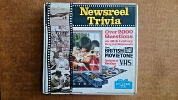 Vintage Newsreel Trivia  Game By the Toy Company Ltd (1986)