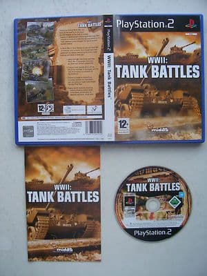 WW 2 Tank Battles PS2 Game
