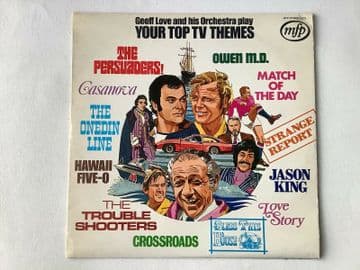 Your Top TV Themes: Geoff Love And His Orchestra Vinyl Record  LP (1972)