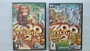 Zoo Tycoon 2 plus Zoo Tycoon 2 Endangered Species Expansion Pack (2004)